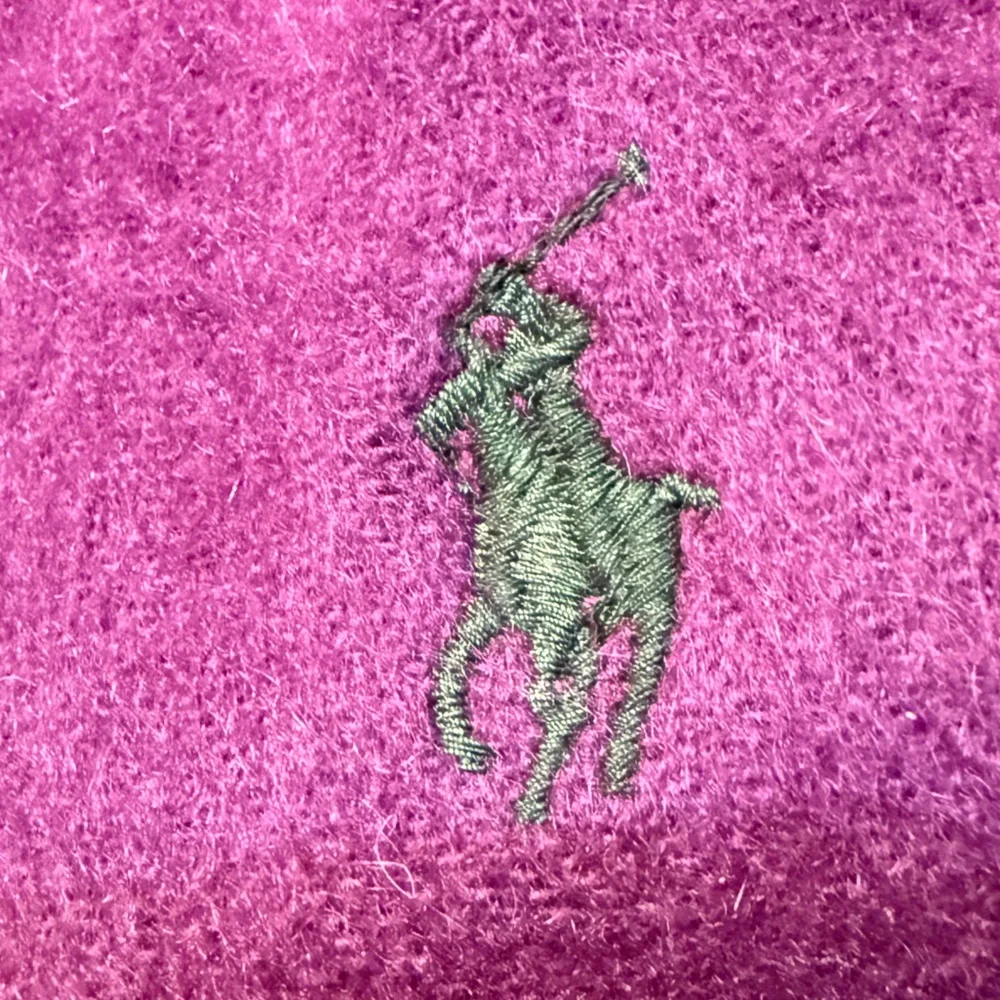 New! Polo Ralph Lauren 100% CASHMERE Fringe Purple Scarf Teal Green Pony